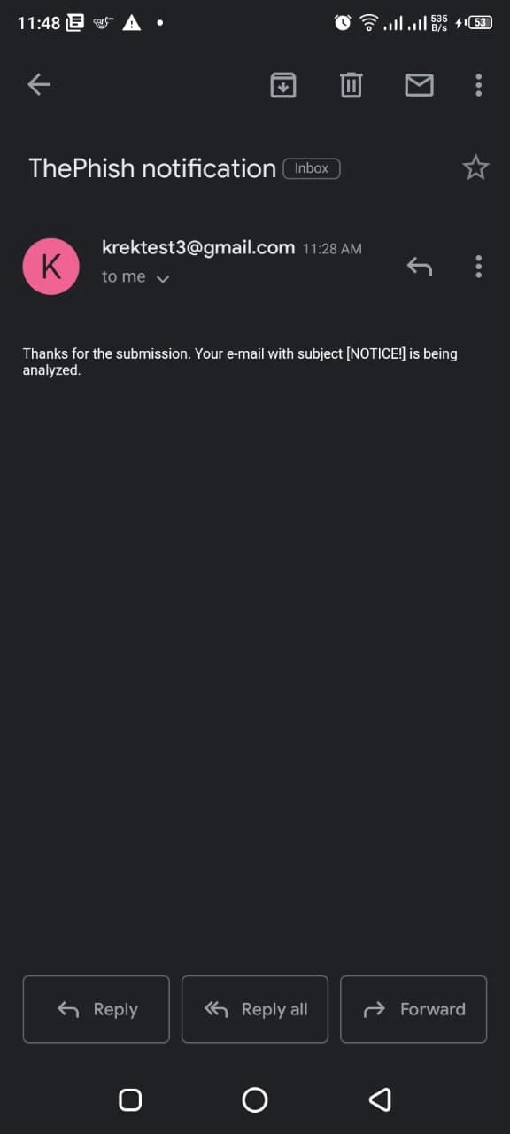 analyze phishing email