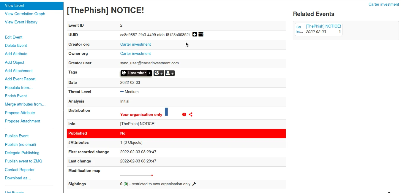 analyzing a phising email