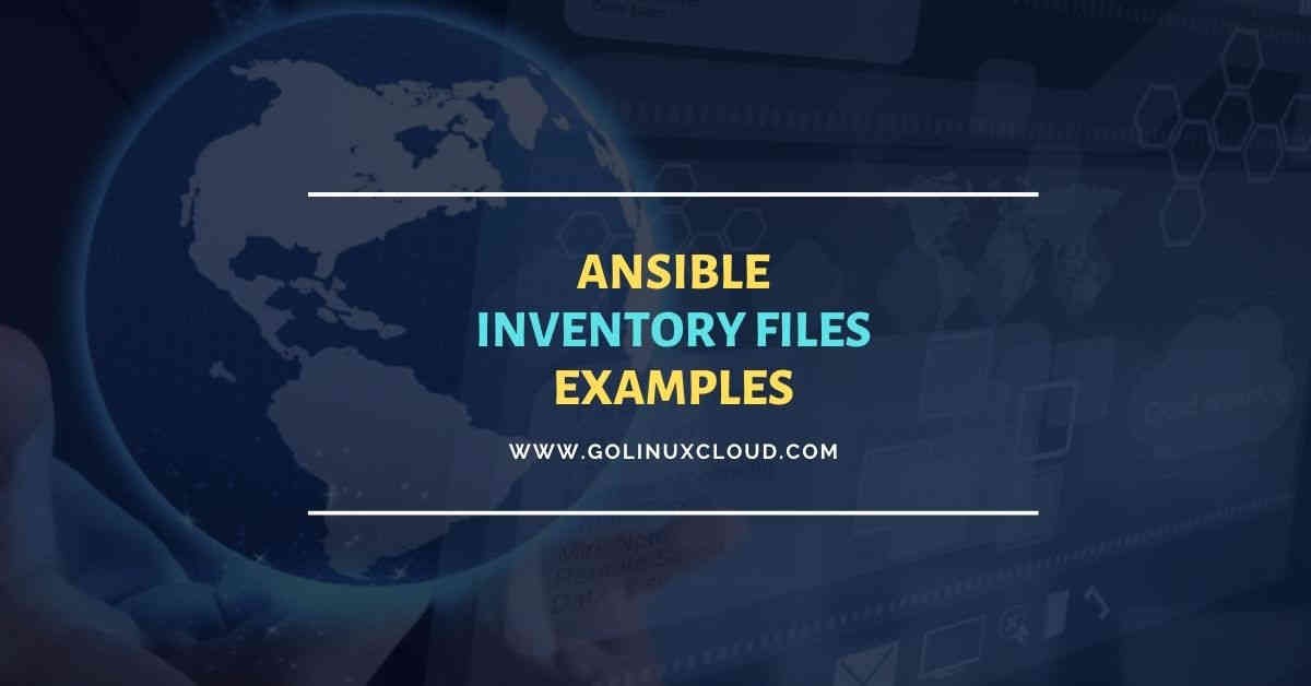 Ansible Inventory files (static vs dynamic) with examples