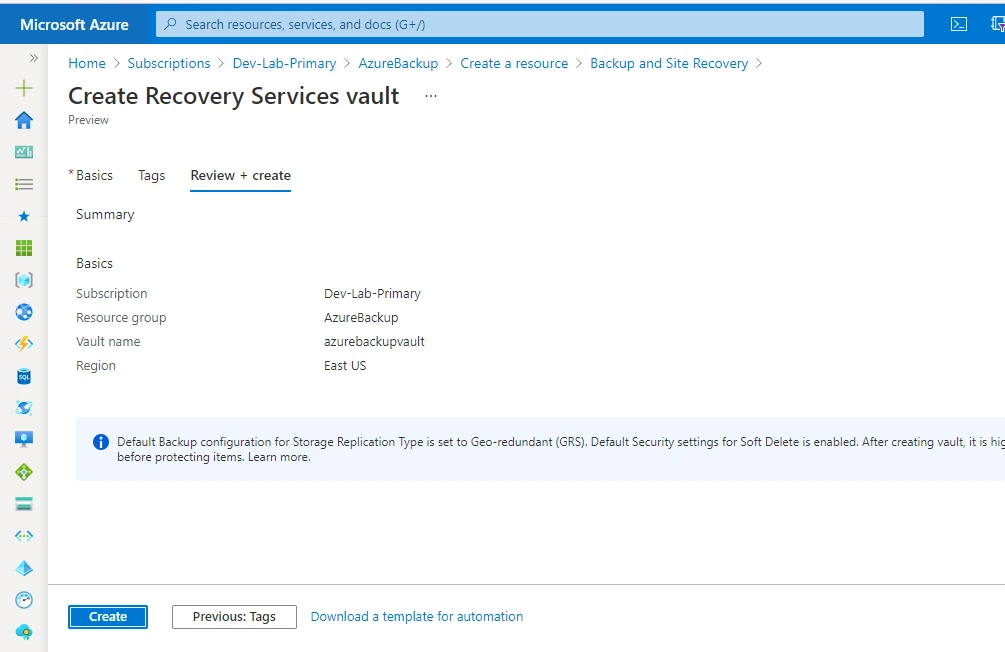 Step-by-Step Azure Backup Tutorial [Azure MARS Agent]