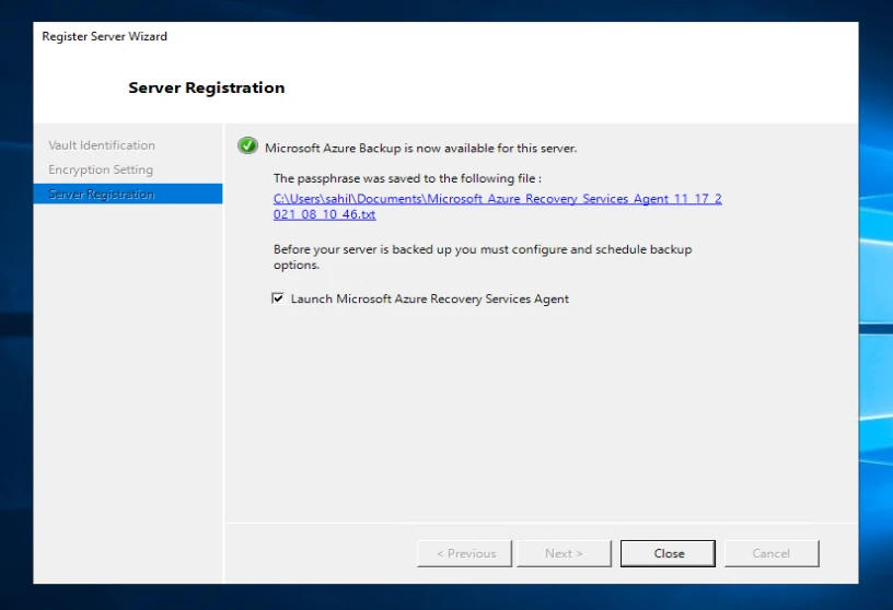 Step-by-Step Azure Backup Tutorial [Azure MARS Agent]