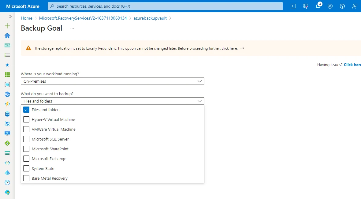 Step-by-Step Azure Backup Tutorial [Azure MARS Agent]