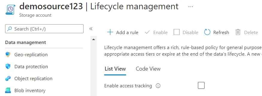 Azure Blob Storage Lifecycle Management with Examples