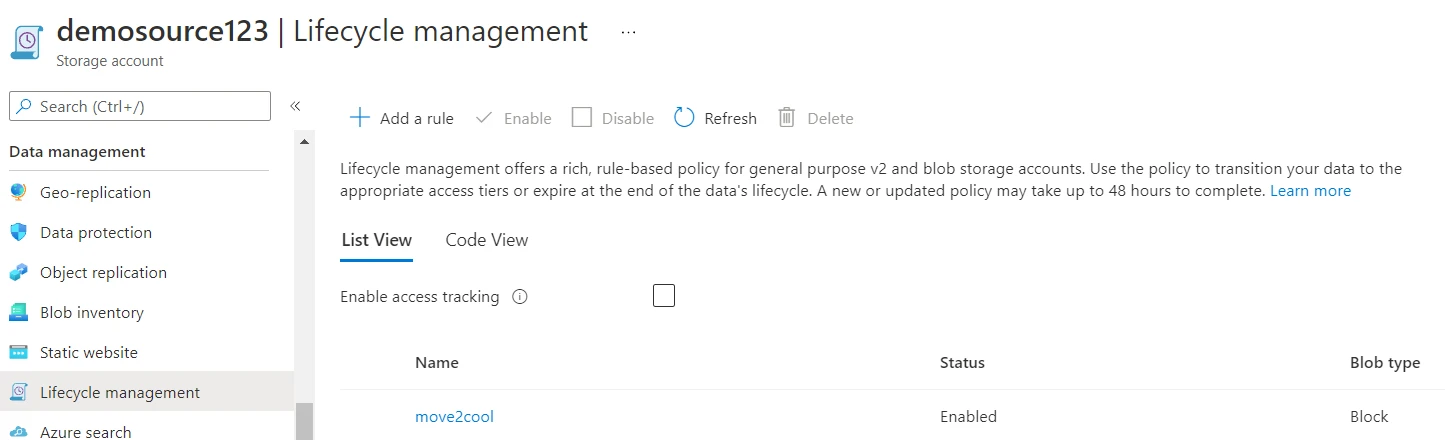 Azure Blob Storage Lifecycle Management with Examples