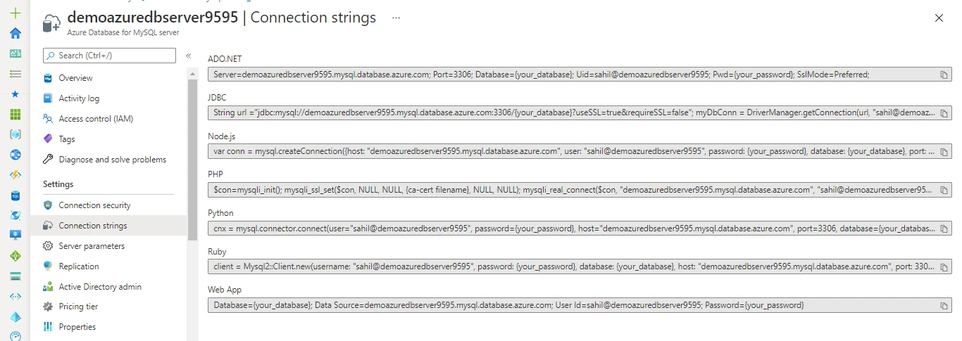 Azure Database For MySQL Deployment [ Step-By-Step]