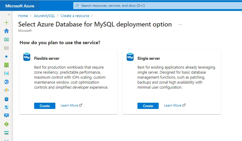 Azure Database For MySQL Deployment [ Step-By-Step]