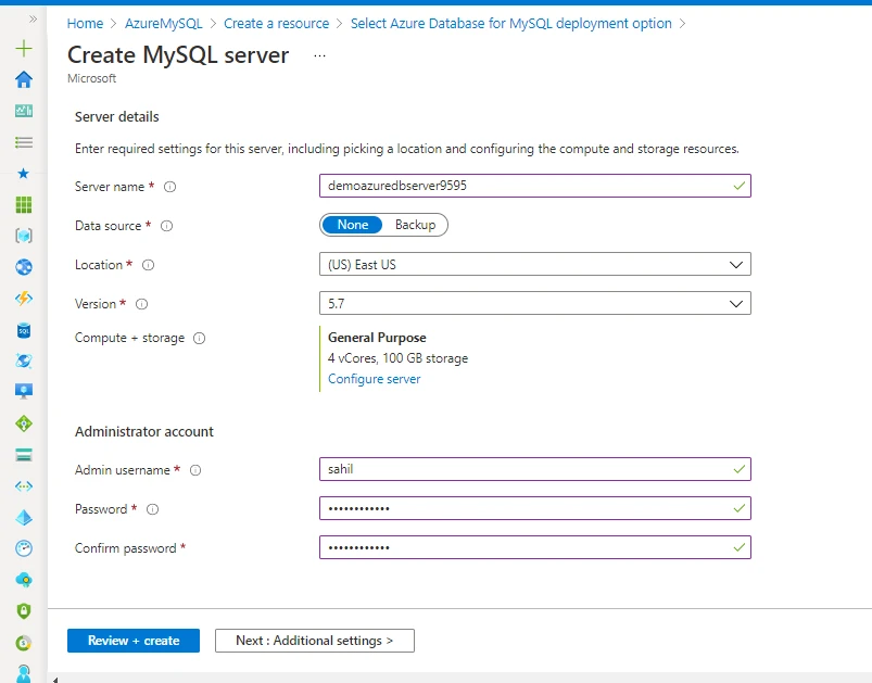 Azure Database For MySQL Deployment [ Step-By-Step]