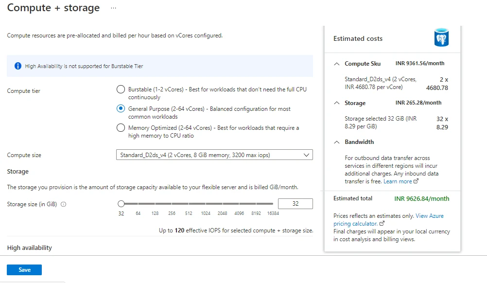 Azure Database for PostgreSQL