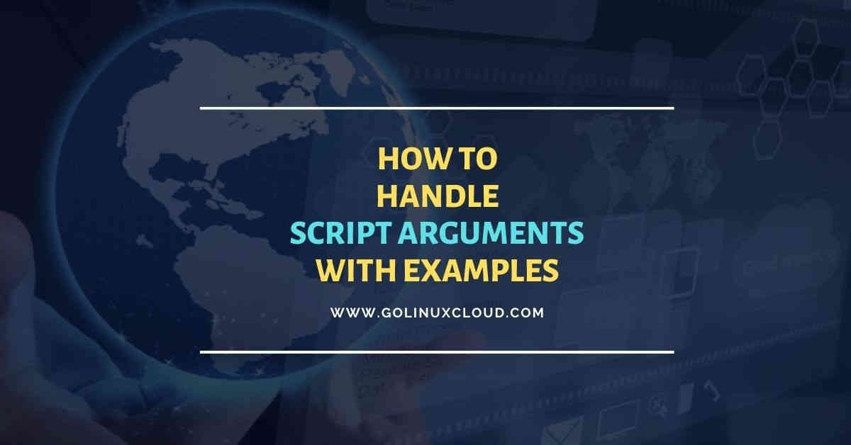 Beginners guide to use script arguments in bash with examples