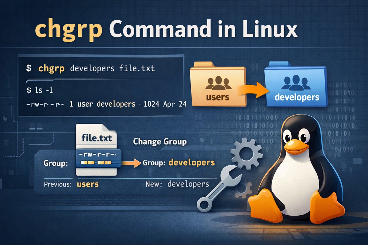 chgrp Command in Linux Explained: Change Group Ownership with Examples