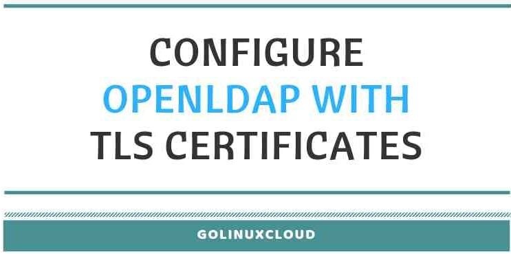 Secure OpenLDAP with TLS, MTLS, STARTTLS in Ubuntu