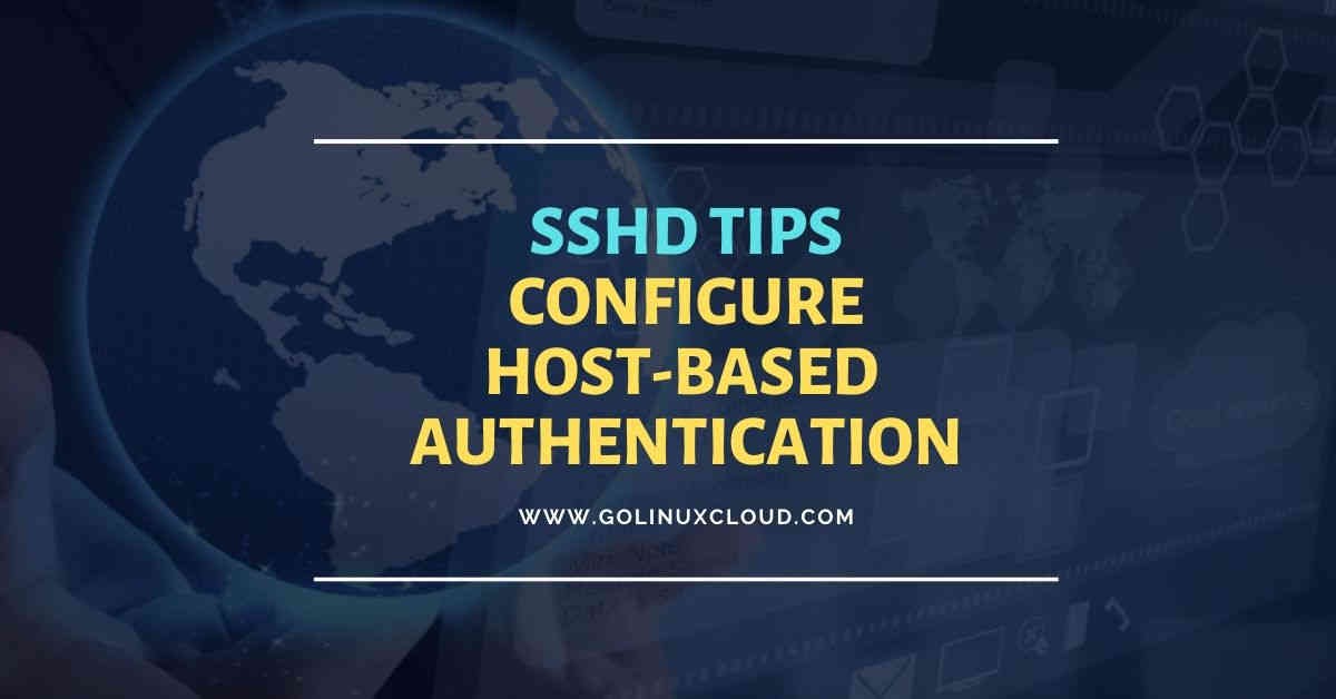 How to configure ssh host based authentication per user (CentOS/RHEL 7/8)