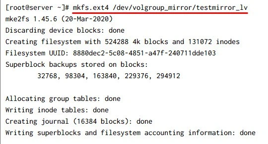 Create Mirrored Logical Volume in Linux [Step-by-Step]