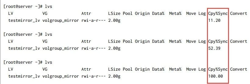 Create Mirrored Logical Volume in Linux [Step-by-Step]