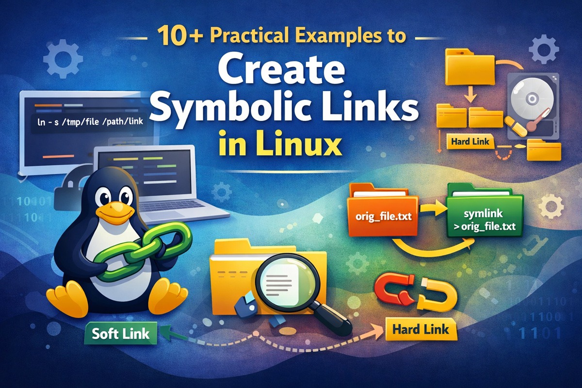 How to Create Symbolic Links in Linux (Soft & Hard Links Explained)