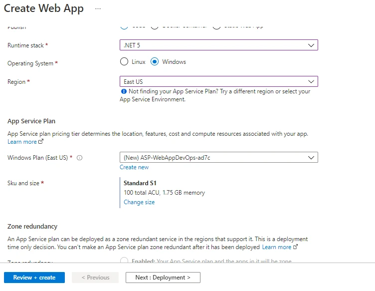 Web App Deployment Using Azure DevOps