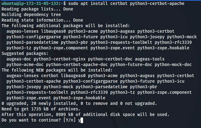 ec2 and let's encrypt