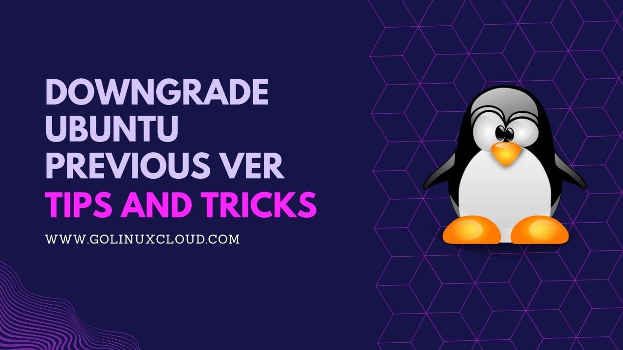 Downgrade Ubuntu to previous version? [100% Working]