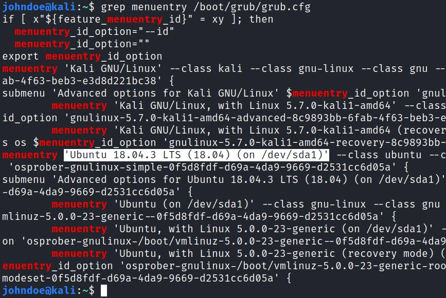 Dual boot Ubuntu with Kali Linux [Step-by-Step]