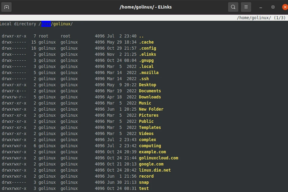 browse local files and folders