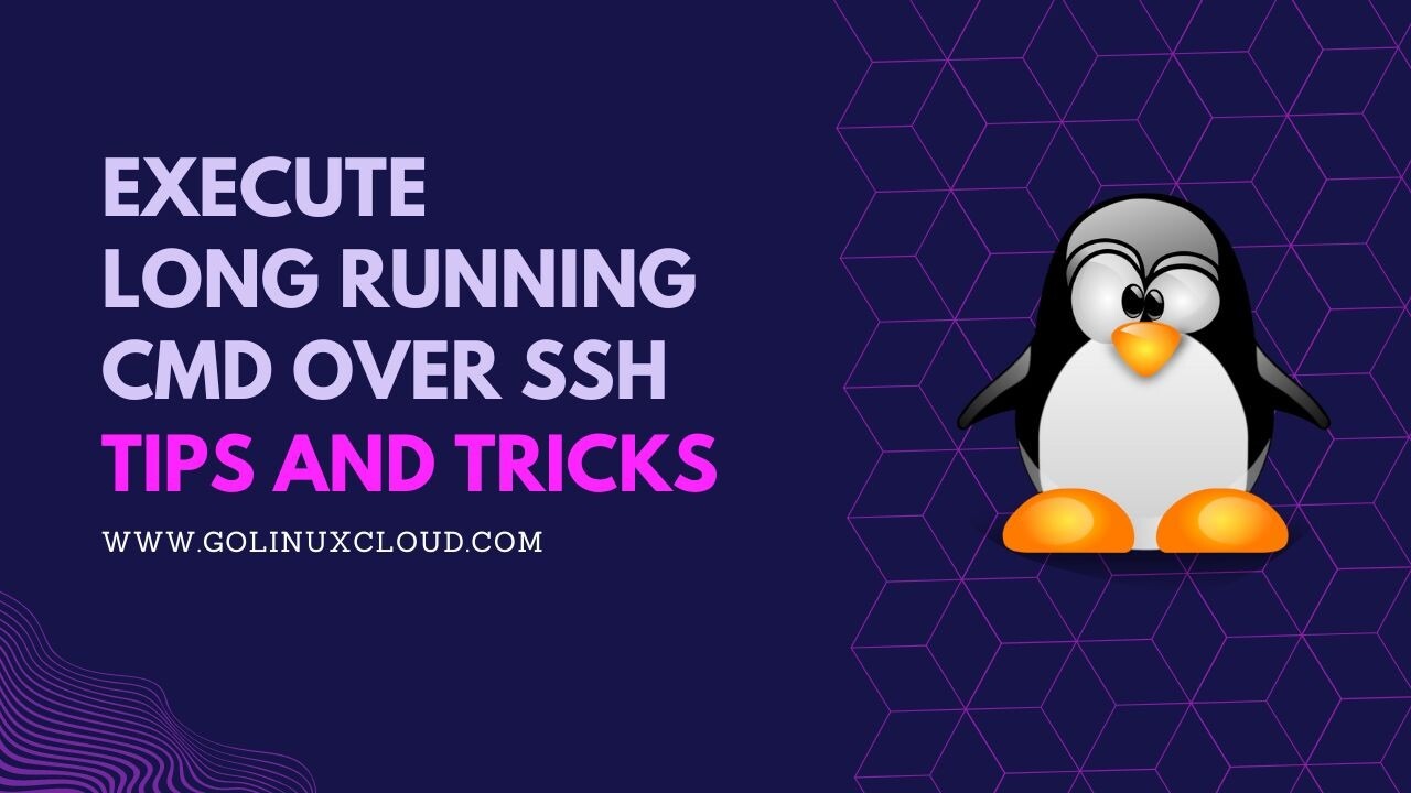 Execute long running commands over SSH [SOLVED]