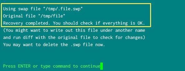 [Solved] Found a swap file by the name