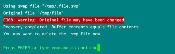 [Solved] Found a swap file by the name