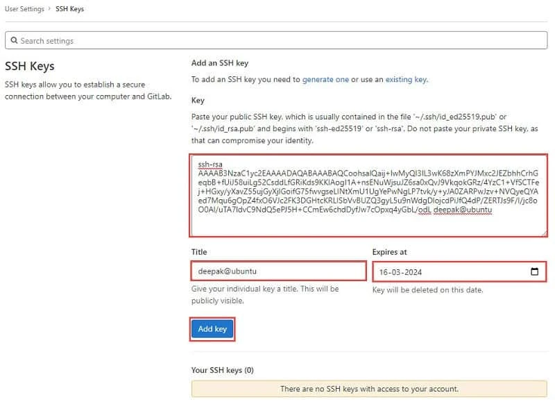Git clone repository