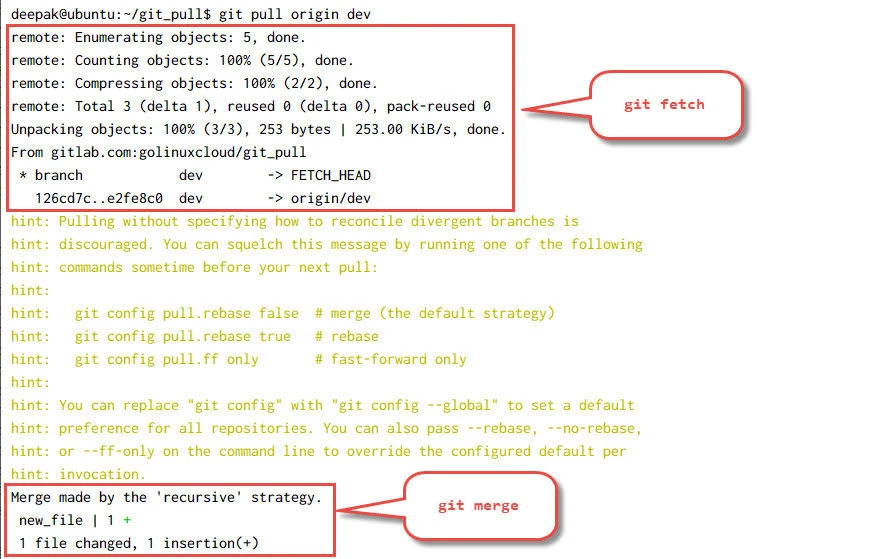 git fetch vs git pull Explained [With Examples]