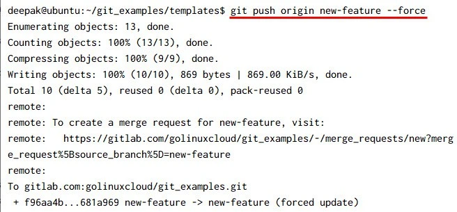 git push explained with practical examples [Beginners]