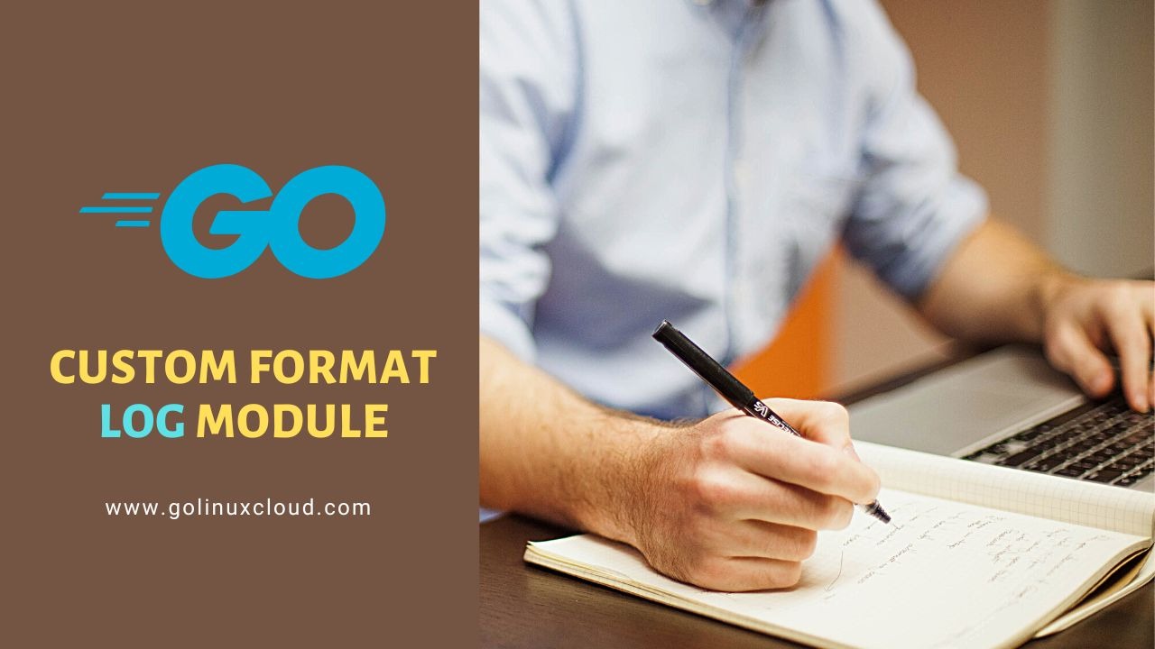 How to change logging format of log module in GO