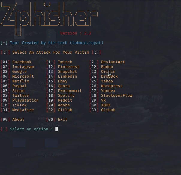 social media credentials