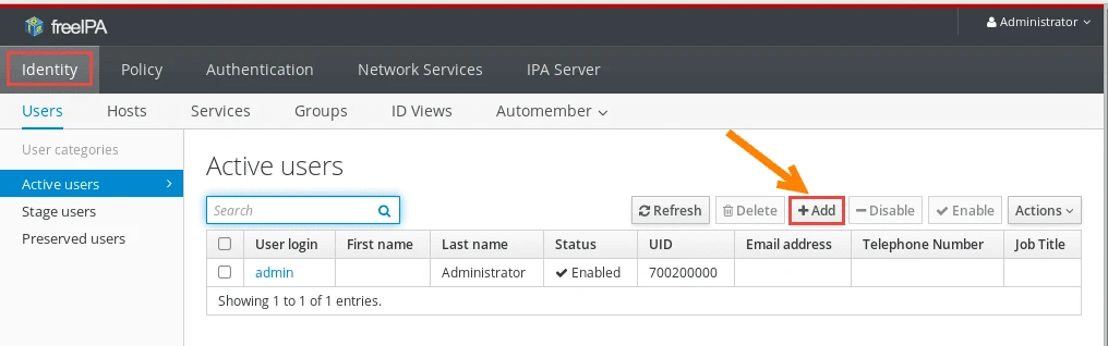Tutorial: Install & Configure FreeIPA Server & Client (RHEL/CentOS 7)