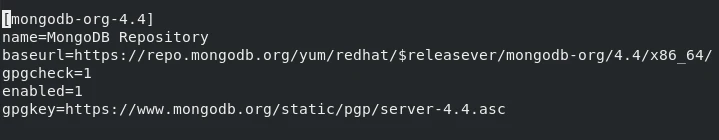 mongodb repository file content