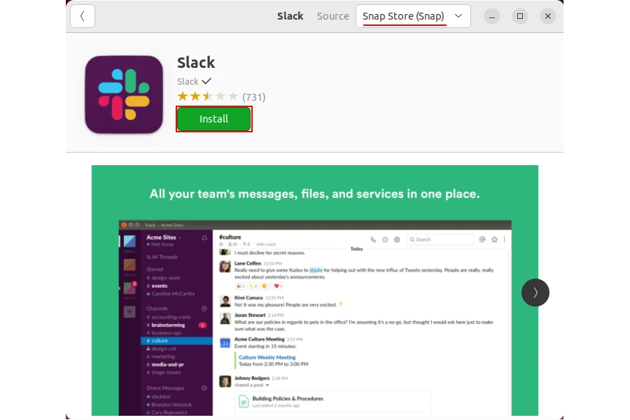 Install Slack on Ubuntu