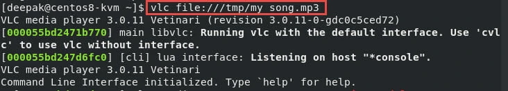 install vlc player on linux