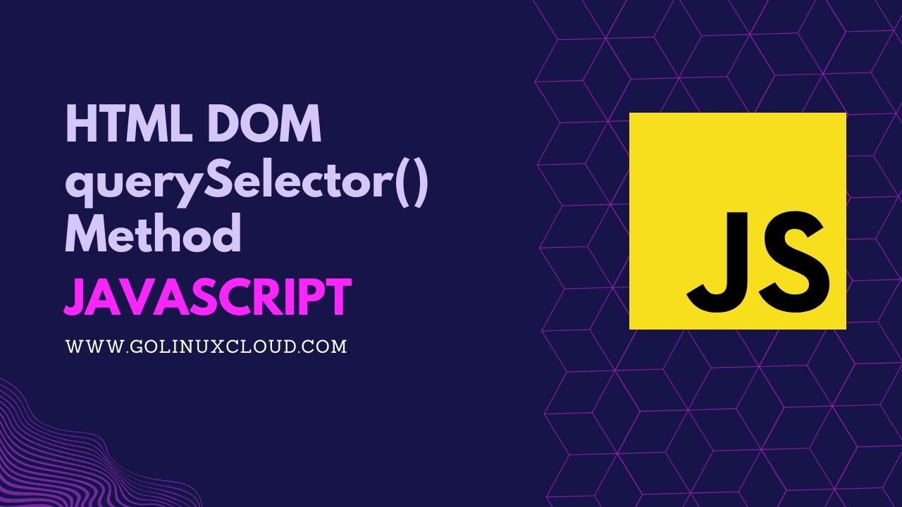 How to use JavaScript querySelector()? [SOLVED]