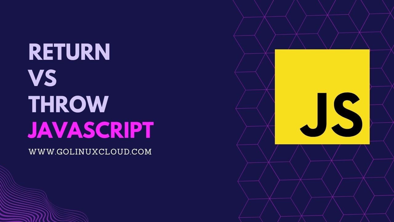 JavaScript return Vs throw Error [SOLVED]