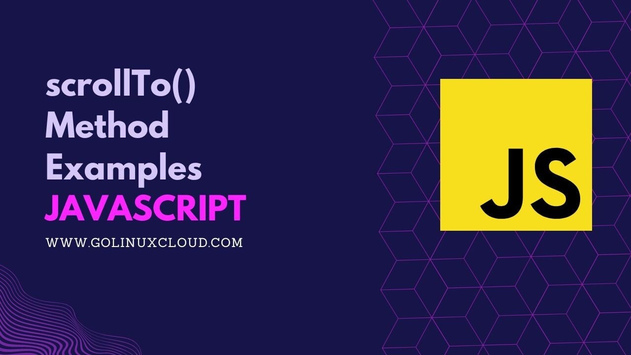 How to use JavaScript scrollTo() Method? [SOLVED]