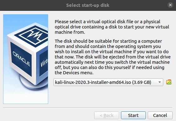 Install Kali Linux on VirtualBox (step-by-step screenshots)