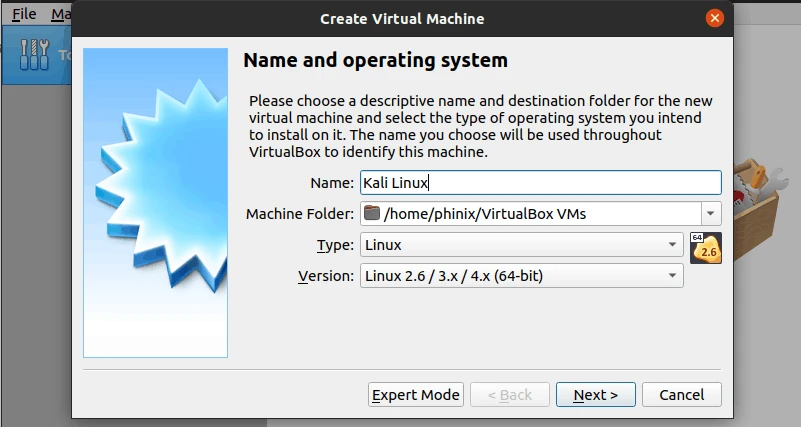Install Kali Linux on VirtualBox (step-by-step screenshots)