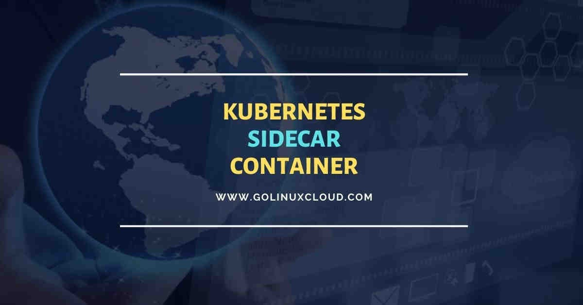 Kubernetes sidecar container examples