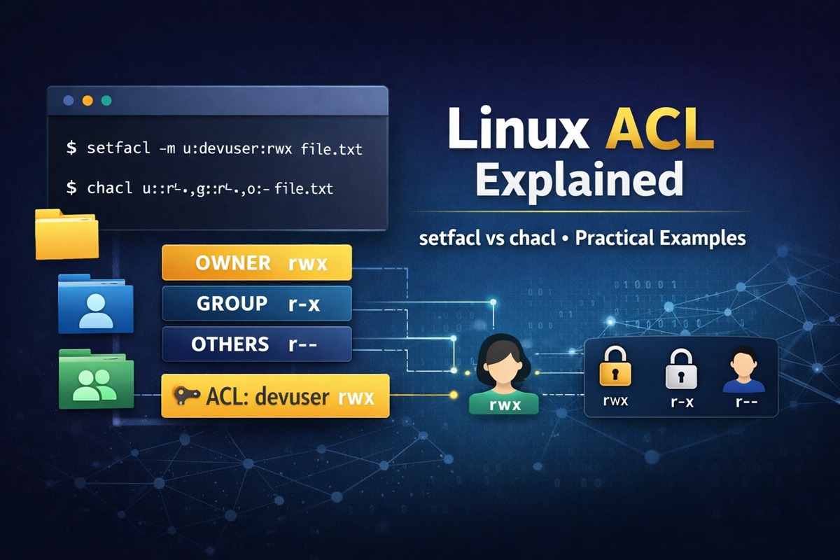 Linux ACL Explained: setfacl vs chacl With Practical Examples