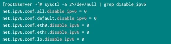 check if IPv6 is enabled or disabled in Linux