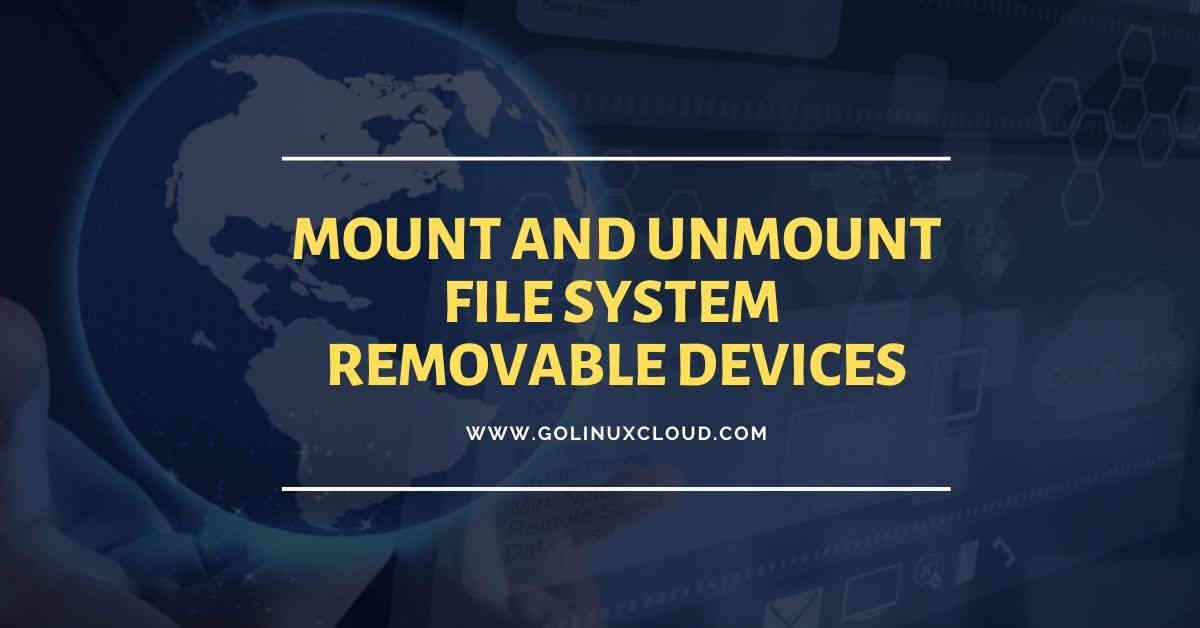 Linux mount command to access filesystems, iso image, usb, network drives