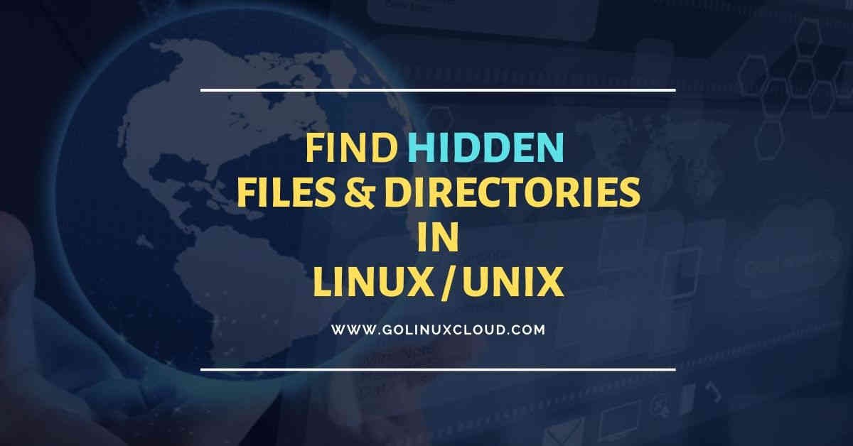 Linux show hidden files and folders with simple commands
