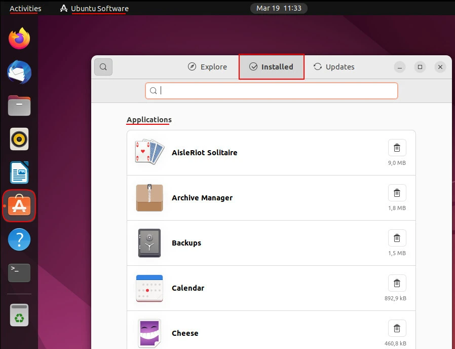 List Installed Packages in Ubuntu