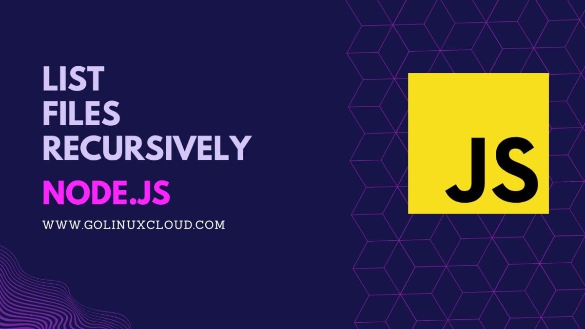 Node.js get all files in directory recursively [SOLVED]