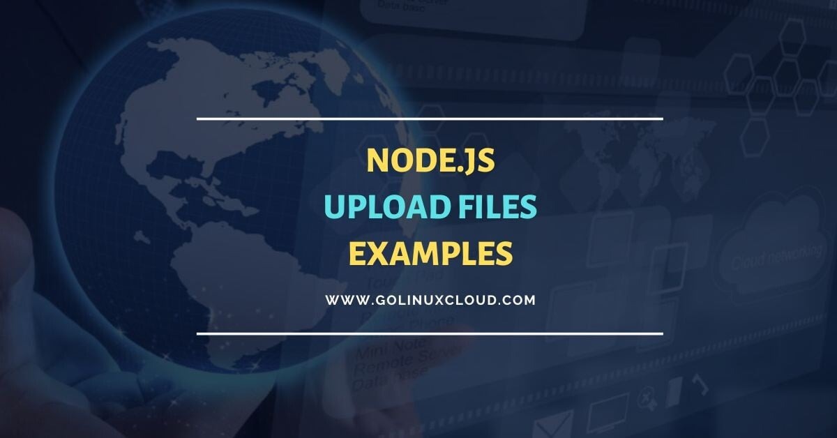 How to upload, display and save images in Node.js